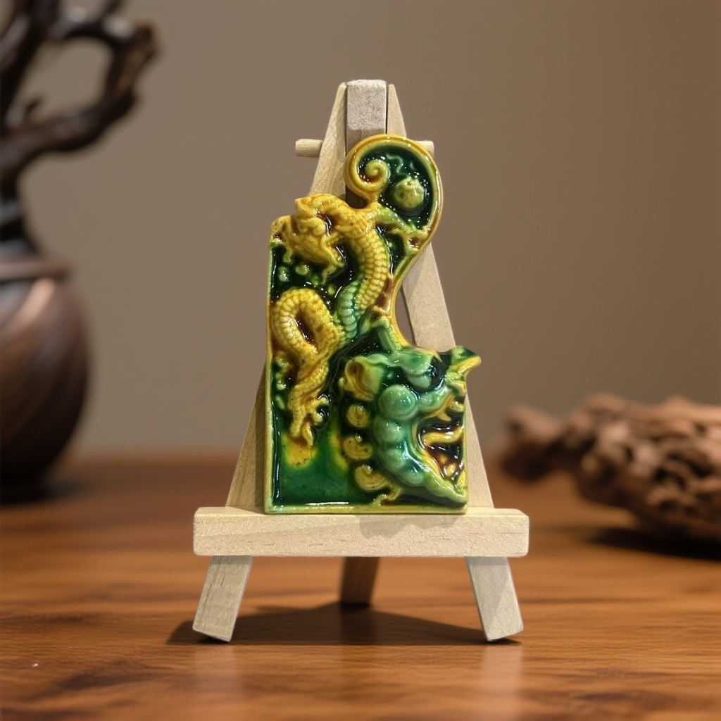 龙冰箱贴琉璃材质
