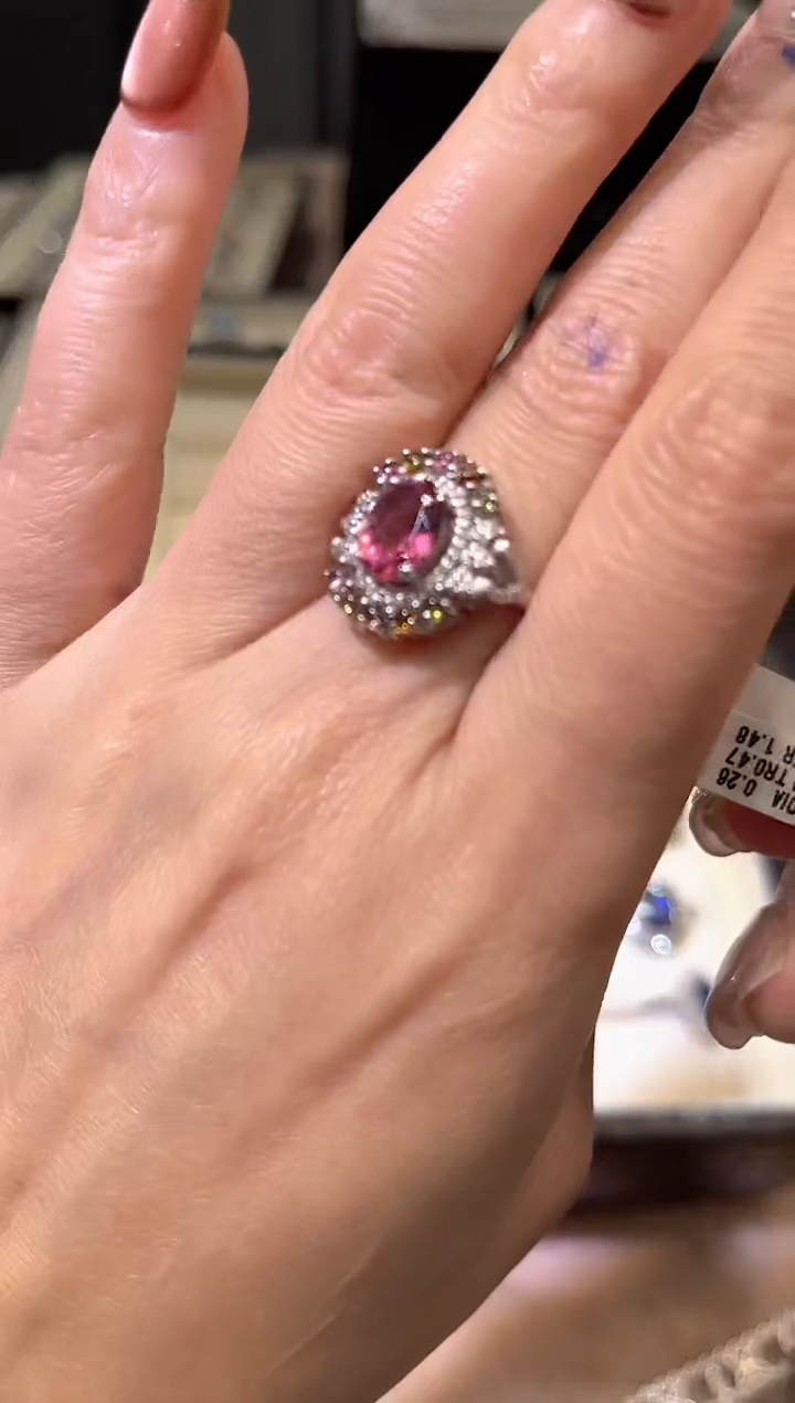 【闪购商品】定制碧玺戒指未镶嵌戒指