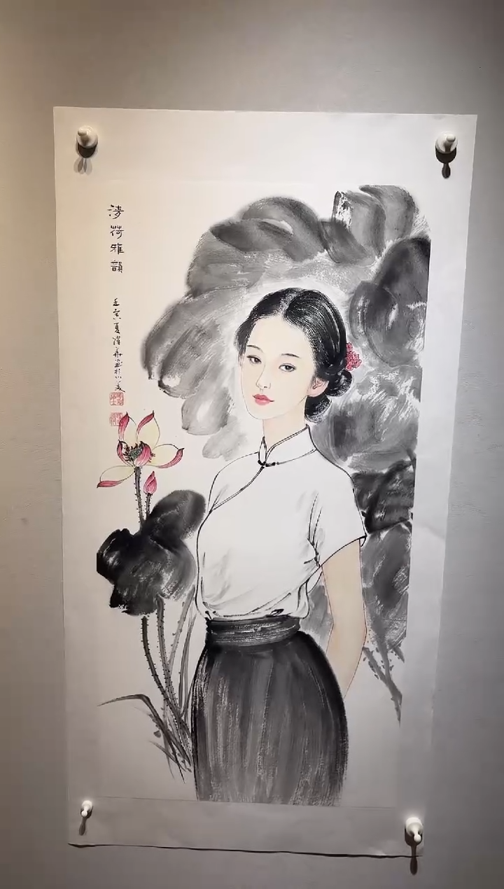 国画国画RW-1300497-张跃华央创美术馆精品定制备案作品