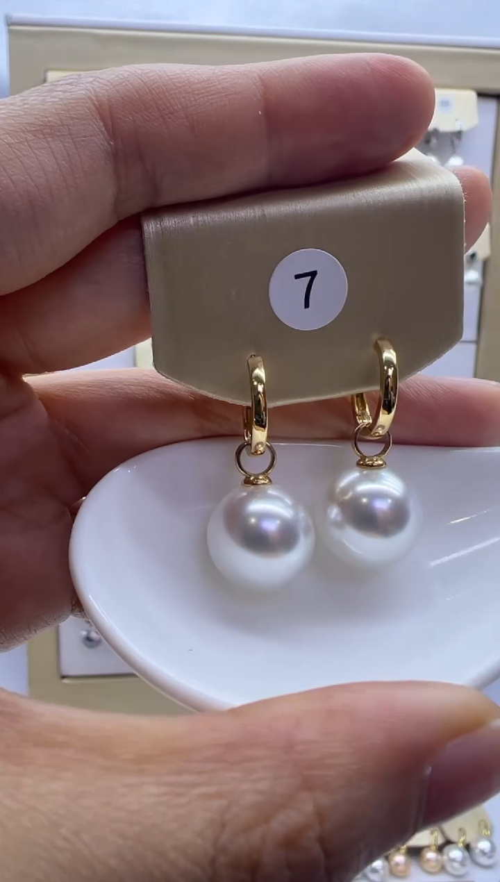未镶嵌耳饰淡水珍珠7