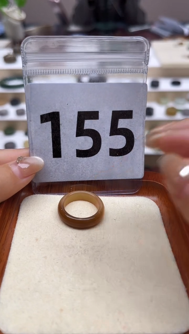 【闪购商品】和田玉戒指未镶嵌港码14号，内径17mm