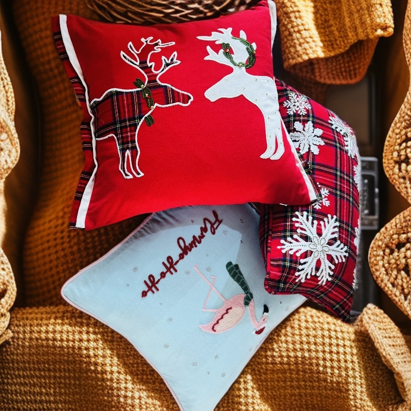 《云云家》圣诞系列抱枕腰枕不挑（连芯带套）发一个