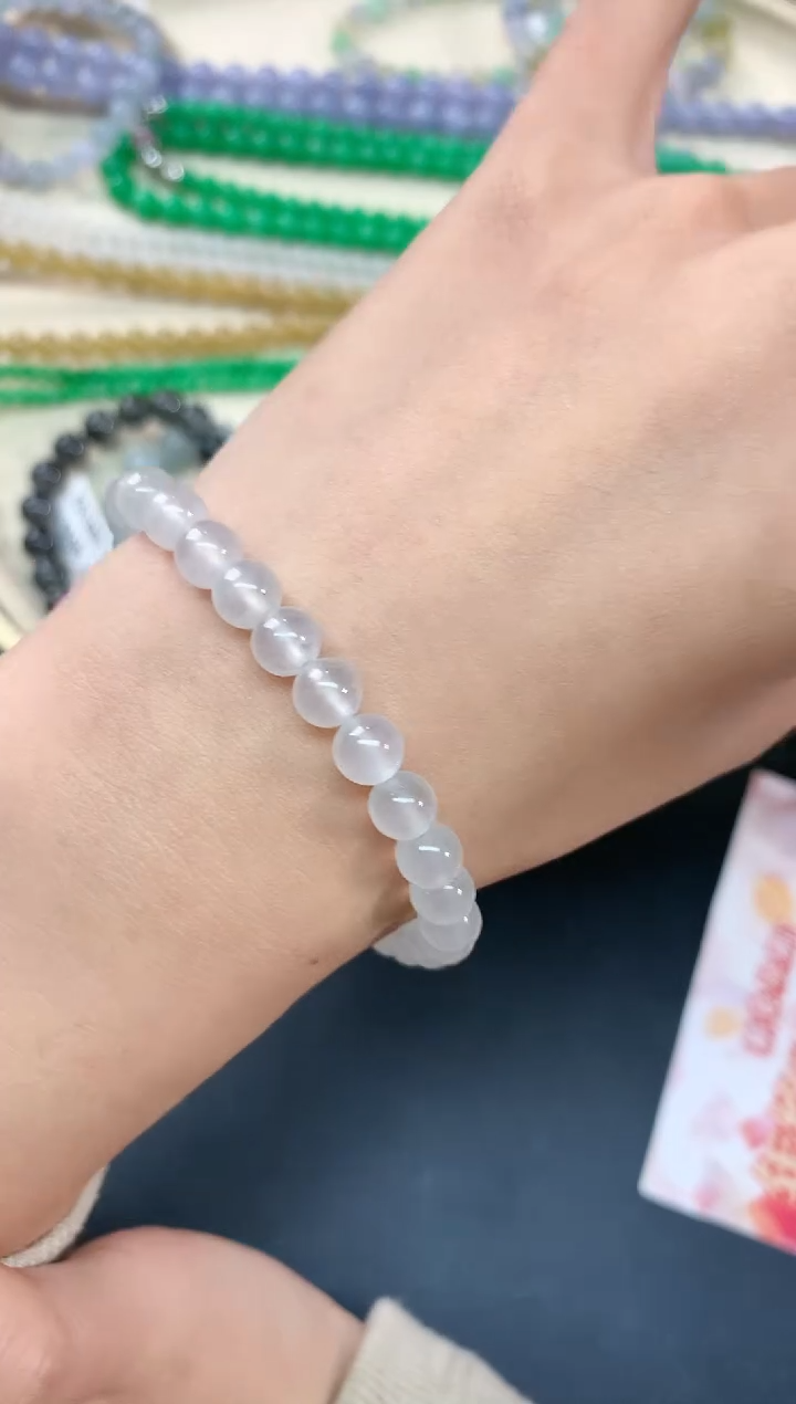 【闪购商品】翡翠手链未镶嵌手串A24|5800