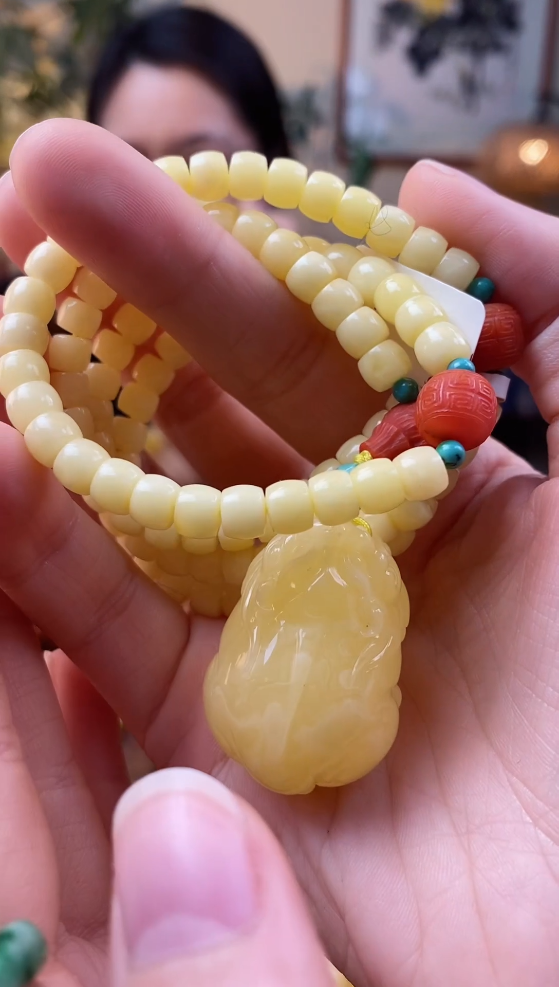 【闪购商品】琥珀颈饰未镶嵌吊坠