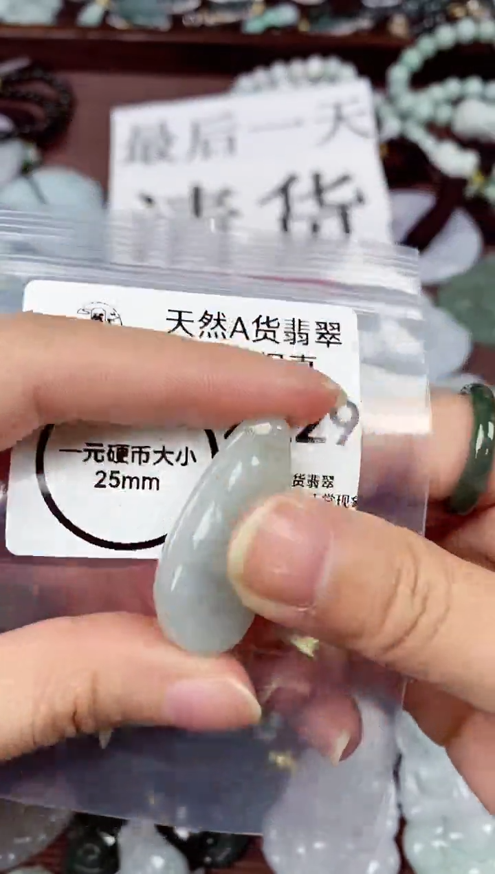 【闪购商品】翡翠颈饰未镶嵌天然A货翡翠2229