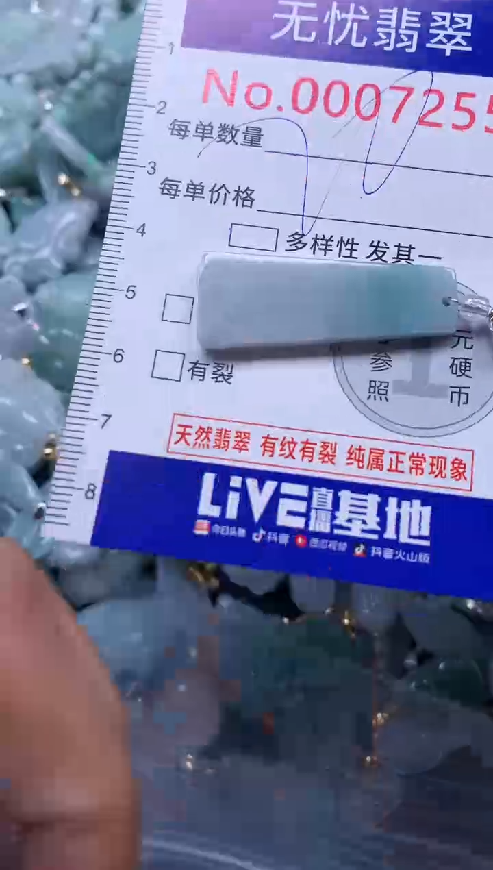 颈饰未镶嵌翡翠7255