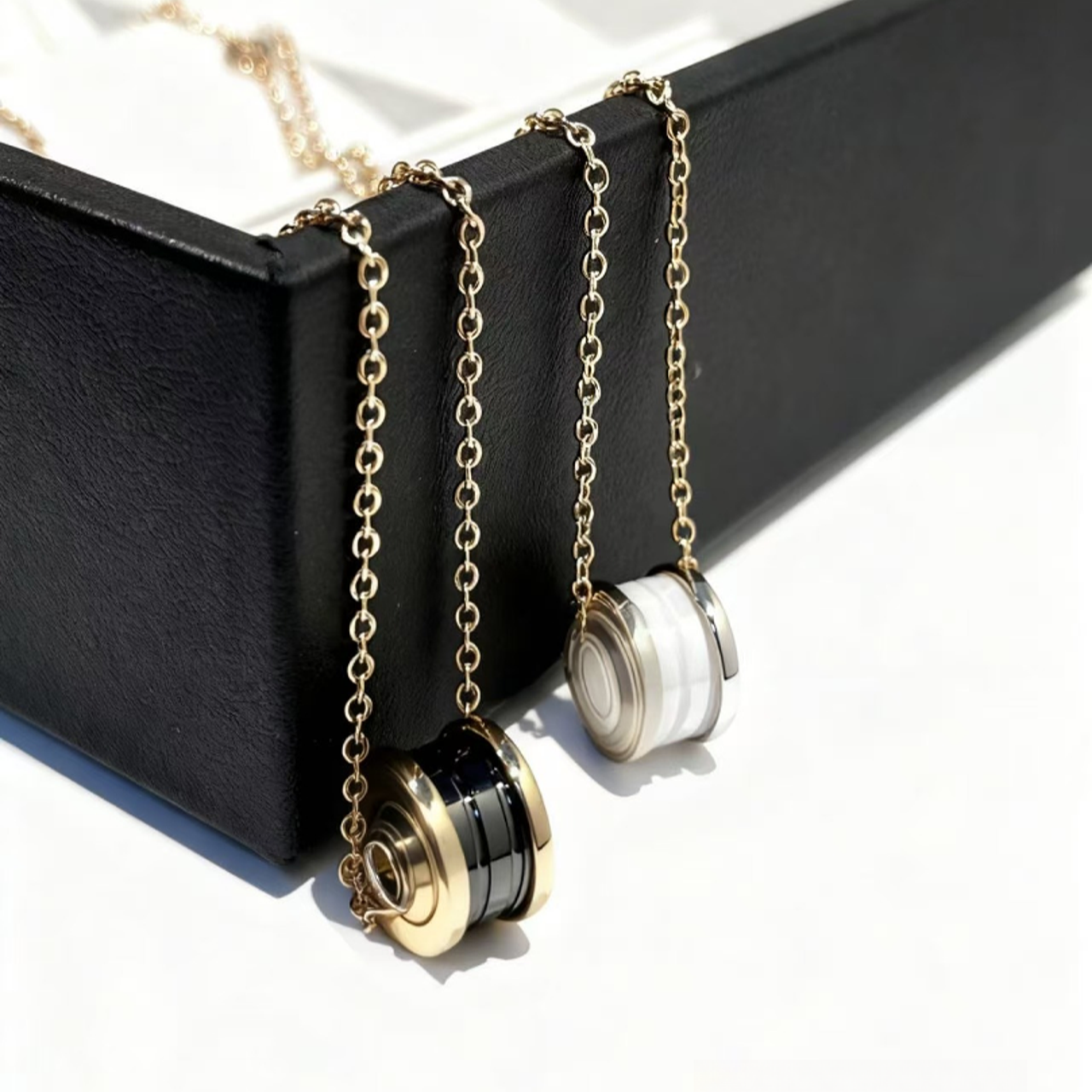 #神秘# 03 黑陶瓷项链百搭多选