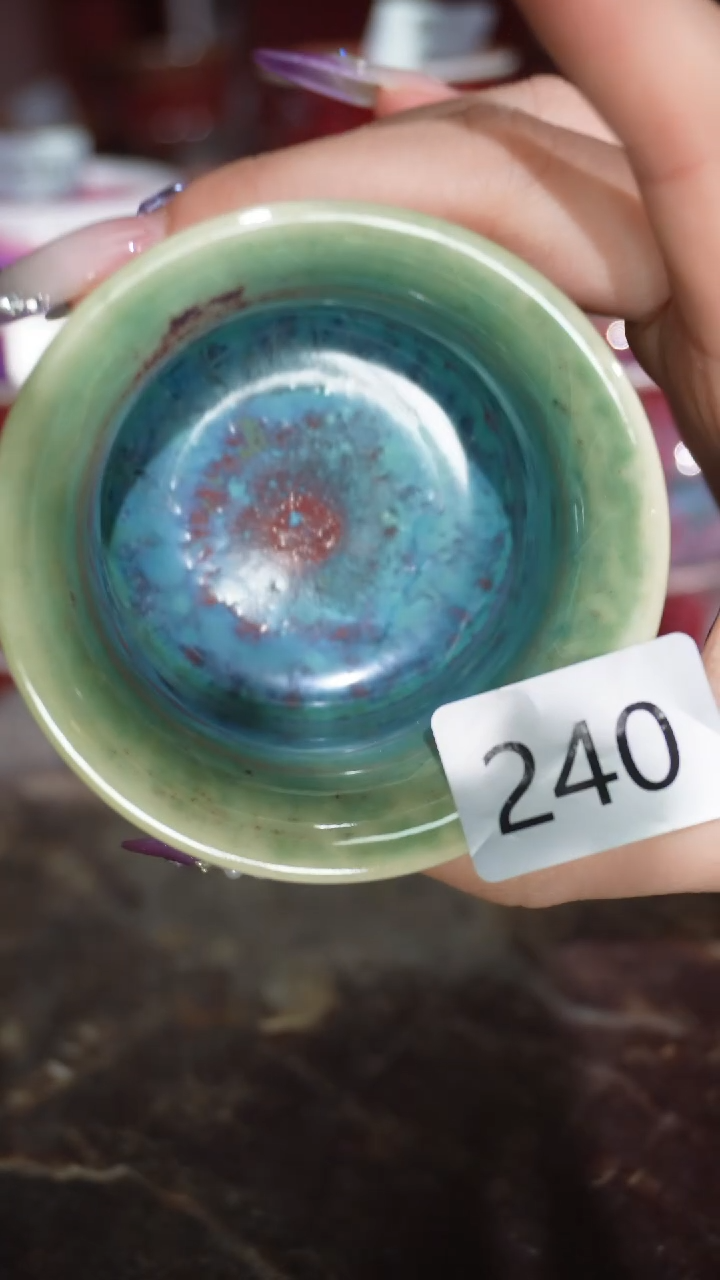 摆件陶精品窑变钧瓷茶器