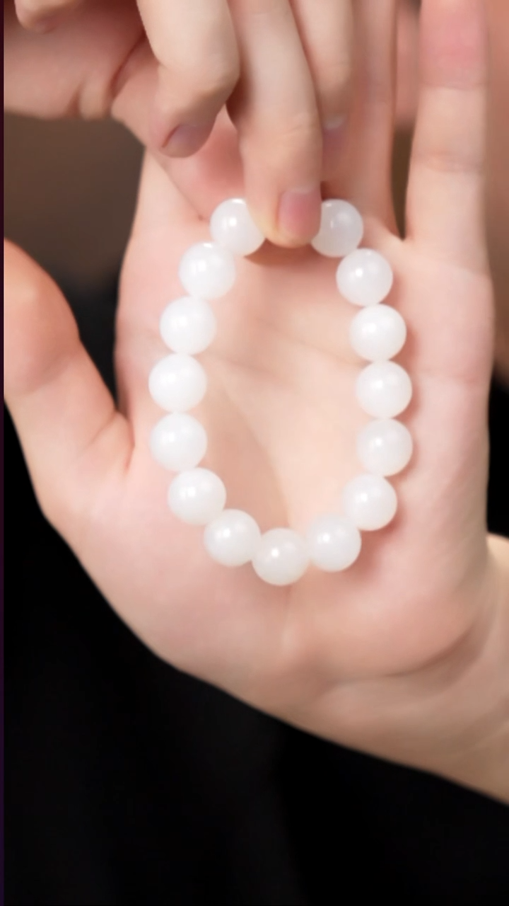 未镶嵌手串和田玉（白玉）俄巴沙 工厂抛货 不退不换 多样性发其1