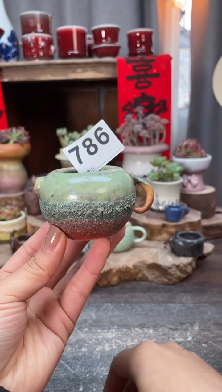 【闪购商品】摆件786知木小芳花盆