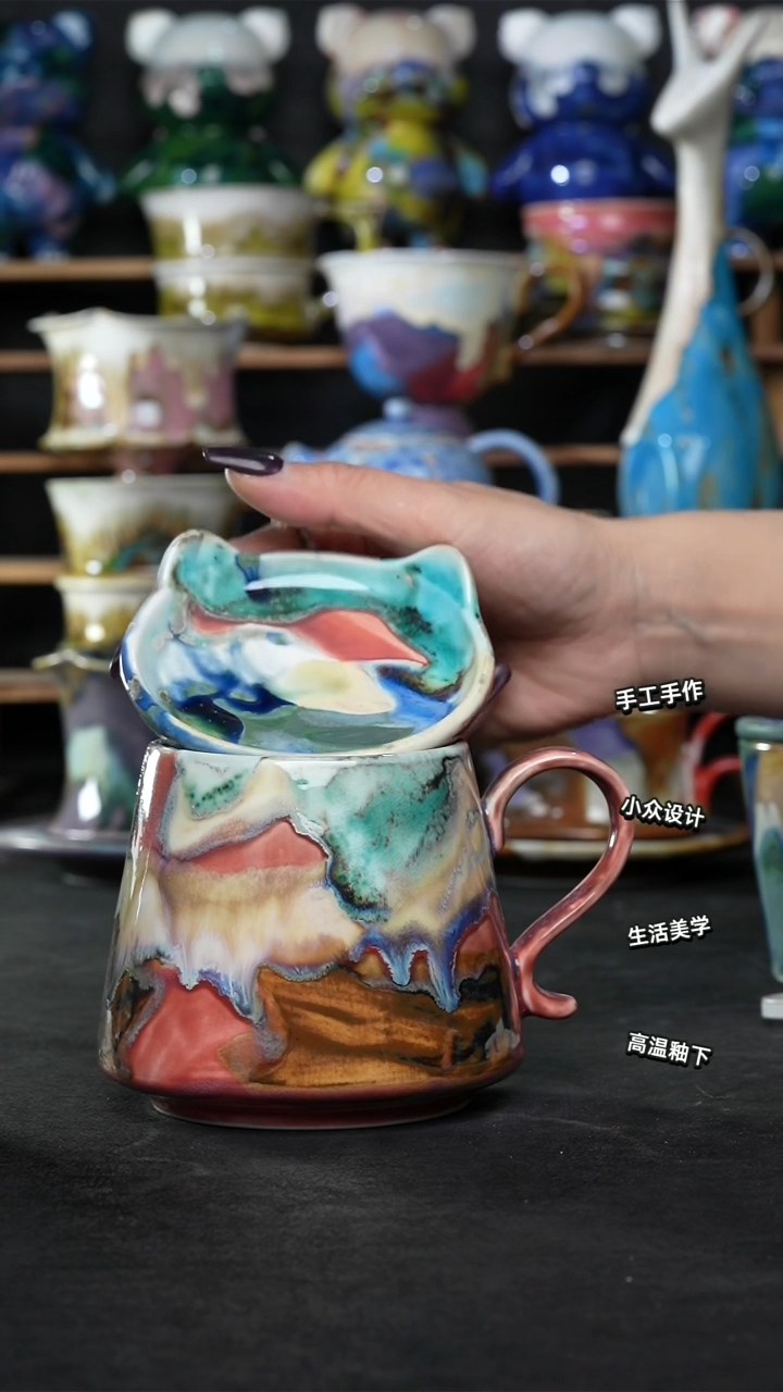 设计师款景德镇森涩手创陶瓷（食品级）346