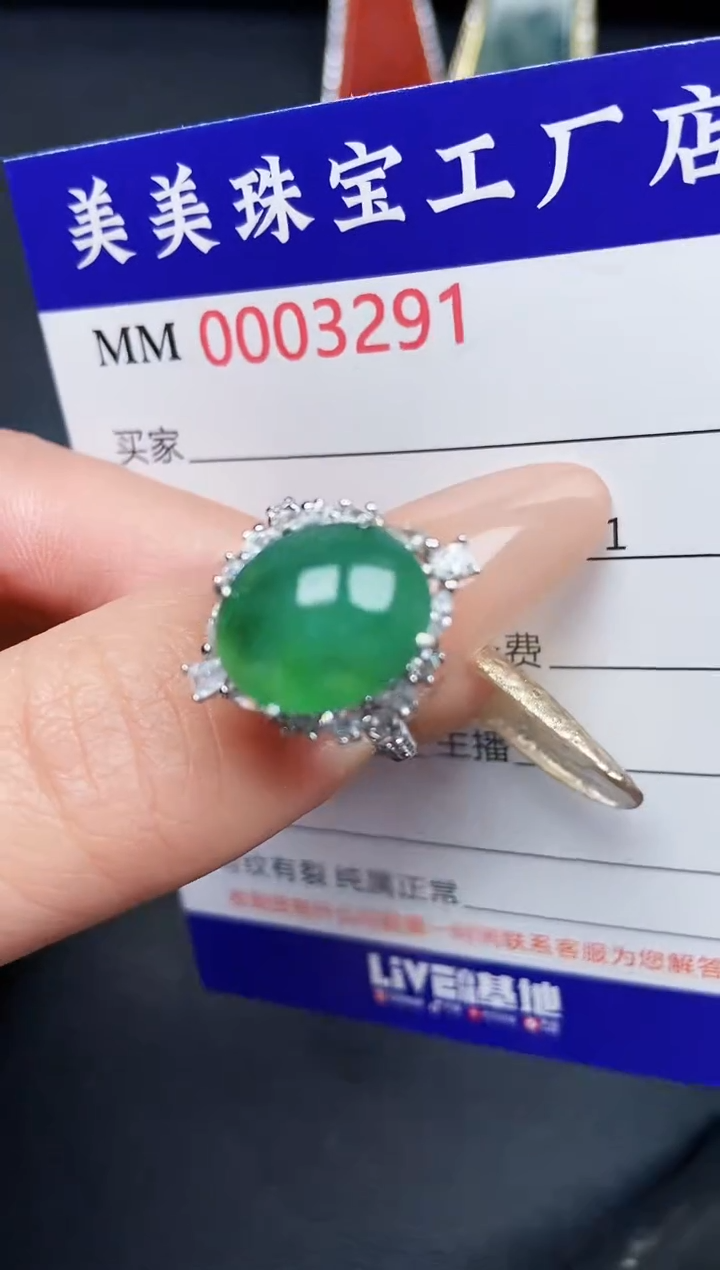 【闪购商品】翡翠颈饰银S925镶嵌3291