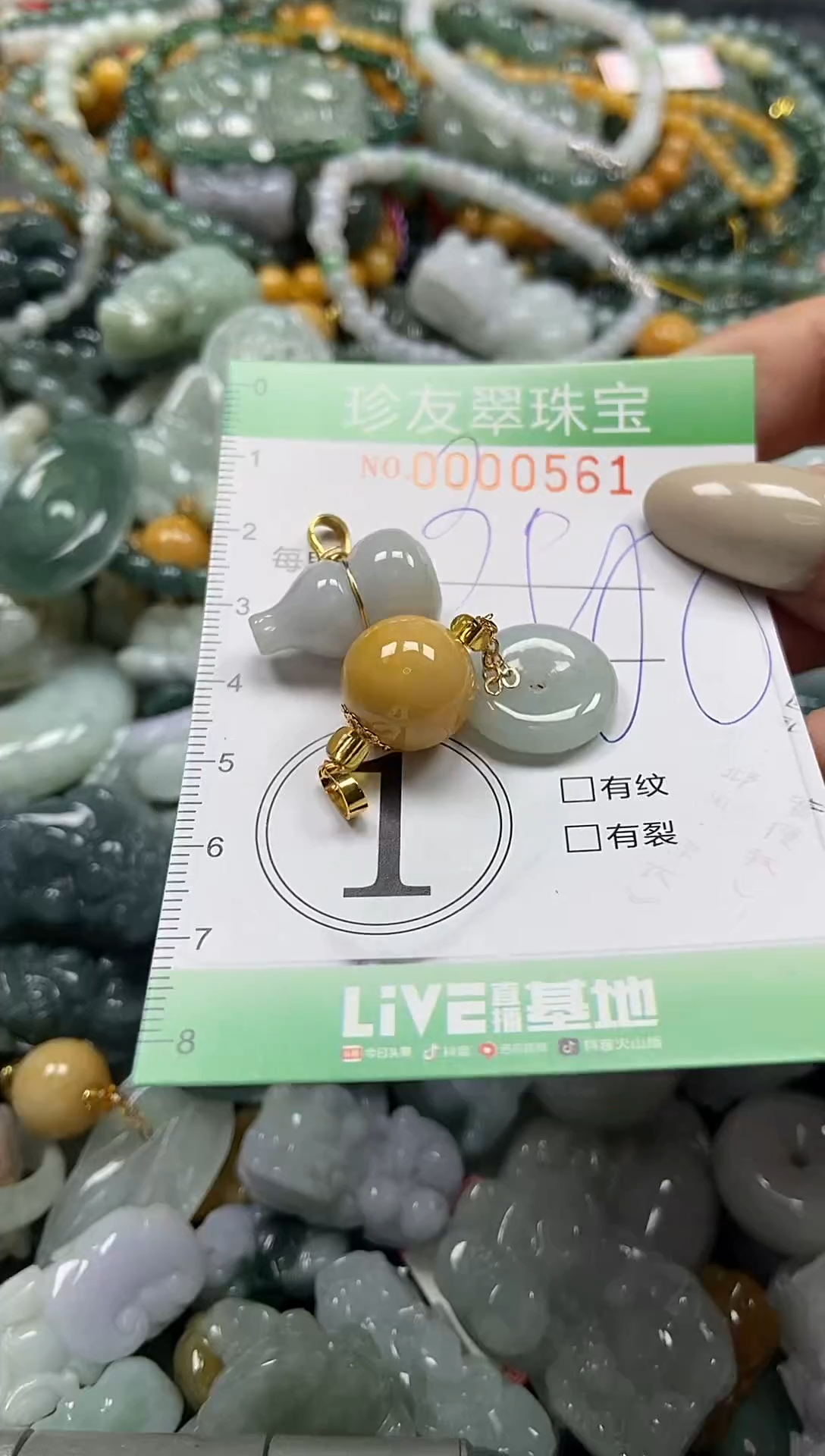 颈饰未镶嵌翡翠闪购0000561