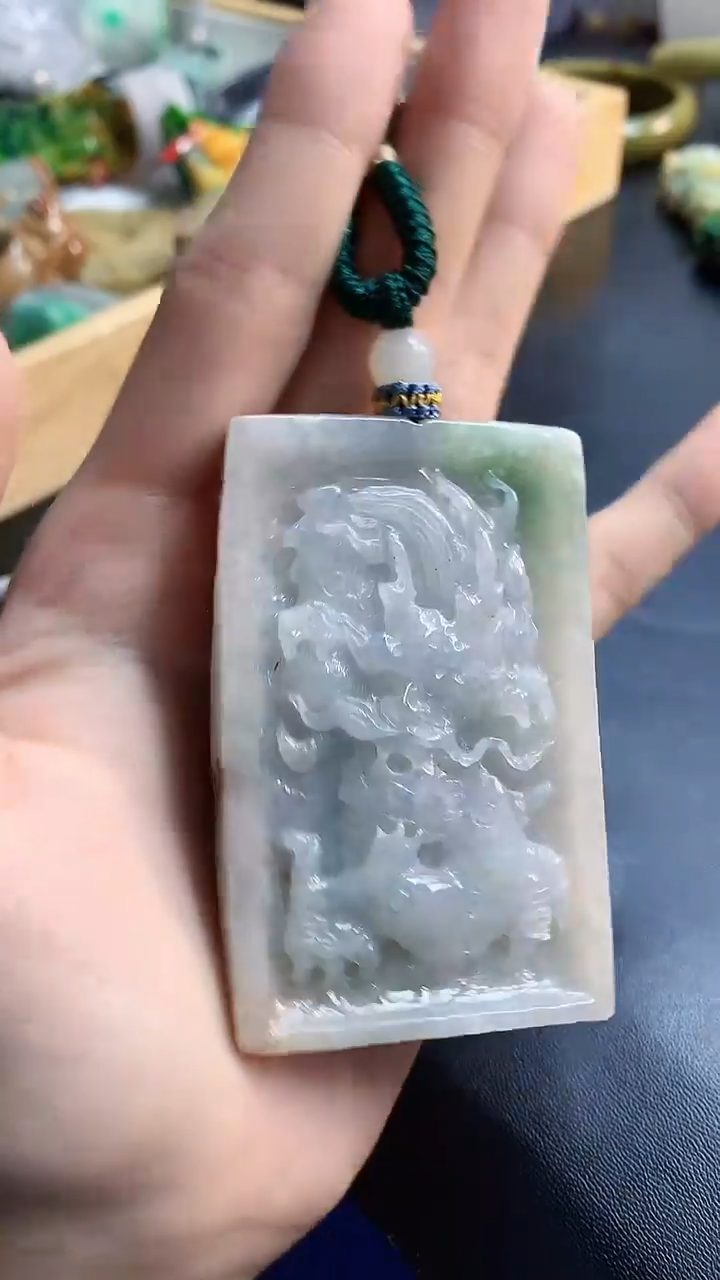 颈饰未镶嵌翡翠天然缅甸翡翠A货