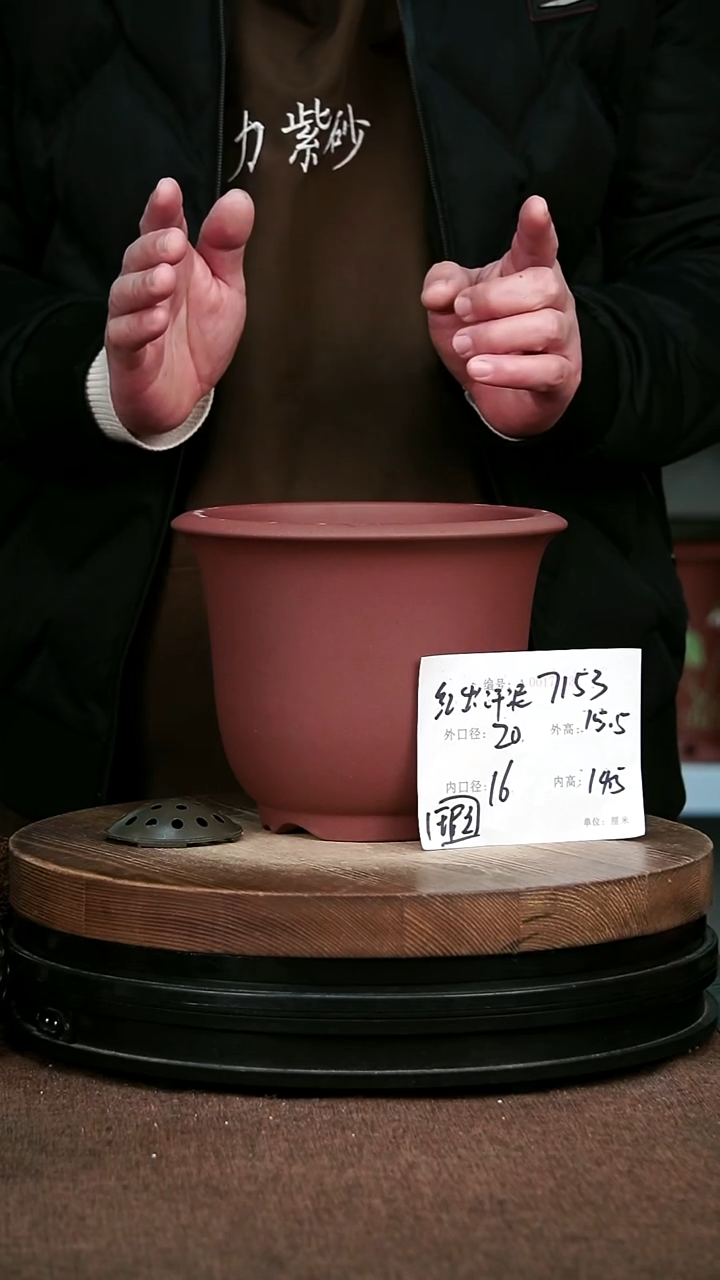 紫砂花盆花卉园艺微瑕7153