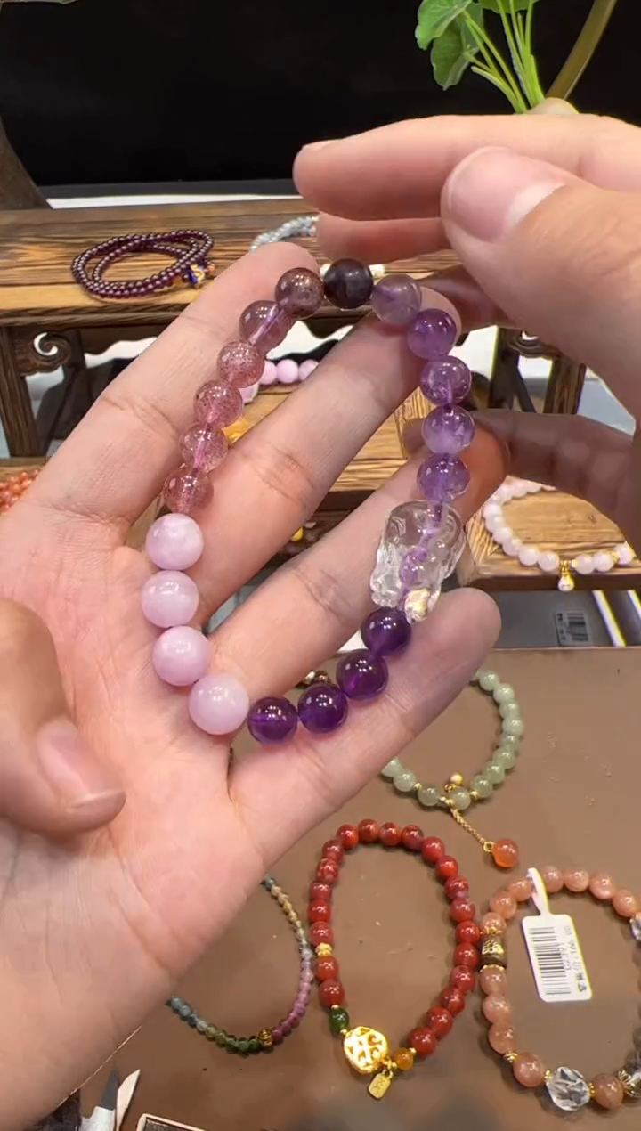 【闪购商品】水晶手绳未镶嵌@@手饰