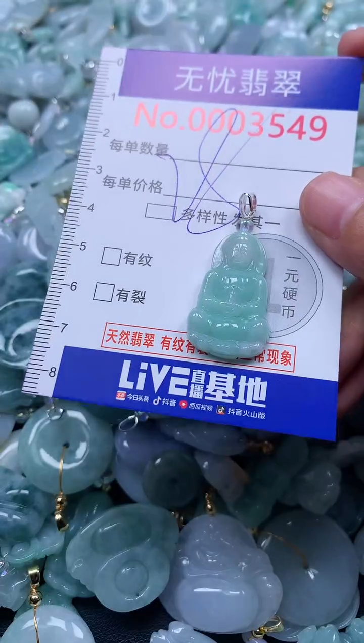 颈饰未镶嵌翡翠3549