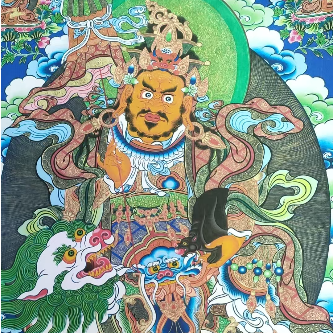 《财宝天王》元亩文化精品唐卡aa156