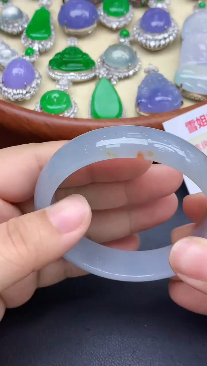 未镶嵌手镯翡翠523-中国好珍宝