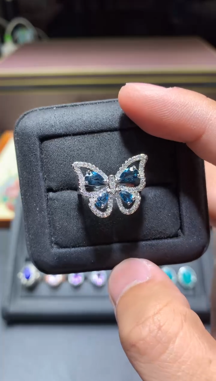 【闪购商品】托帕石戒指未镶嵌G03【所见即所得】