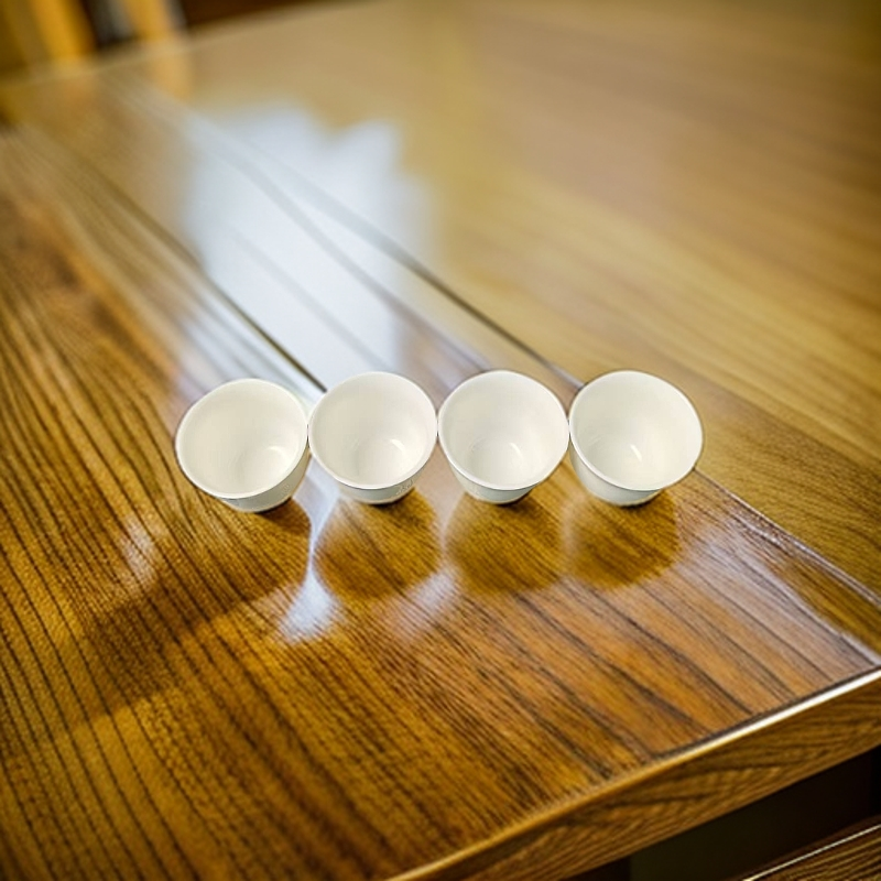 微瑕手工羊脂玉瓷茶杯陶瓷品茗杯客杯