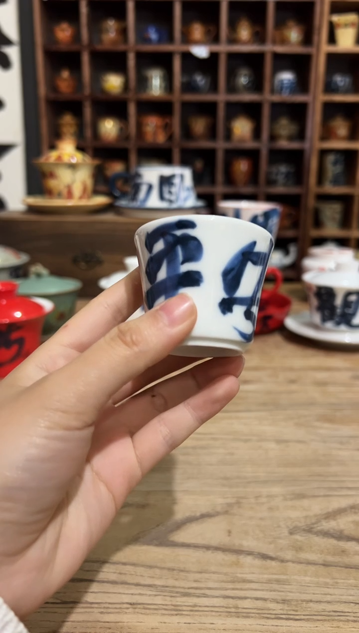 【闪购商品】观云听雨原创手绘茶具