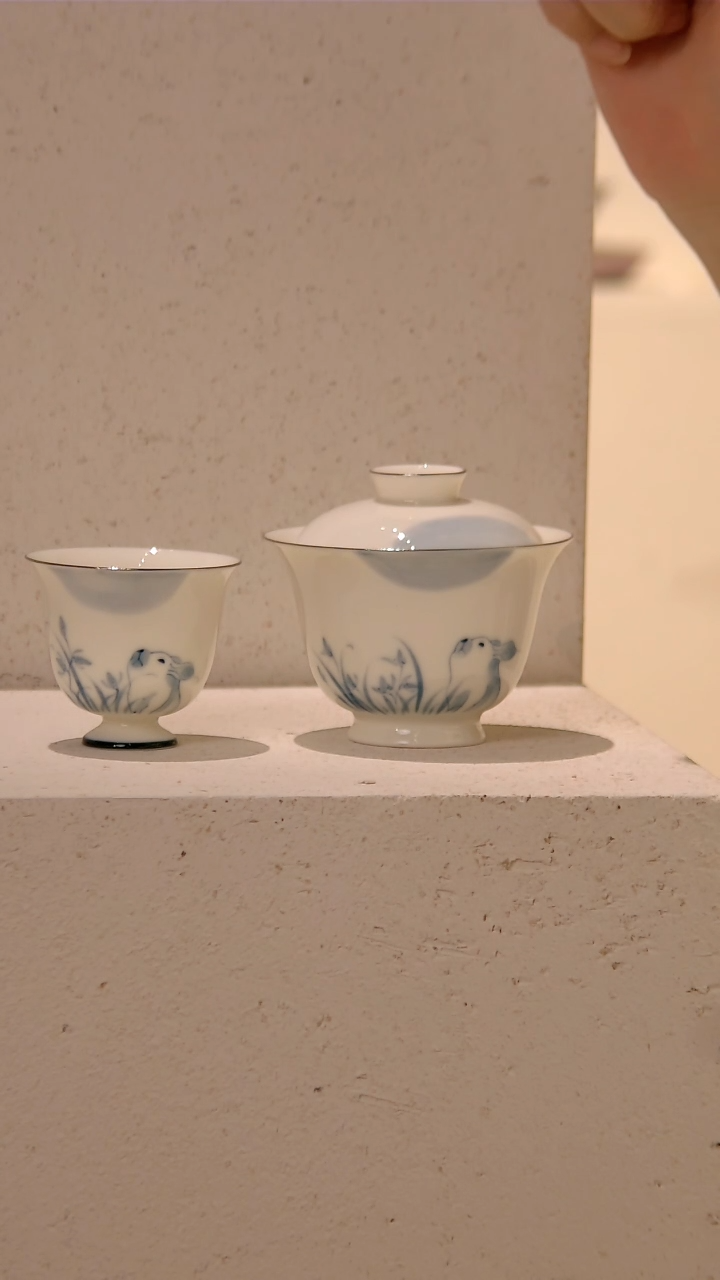 盖碗+茶杯 哈哈哈哈哈哈