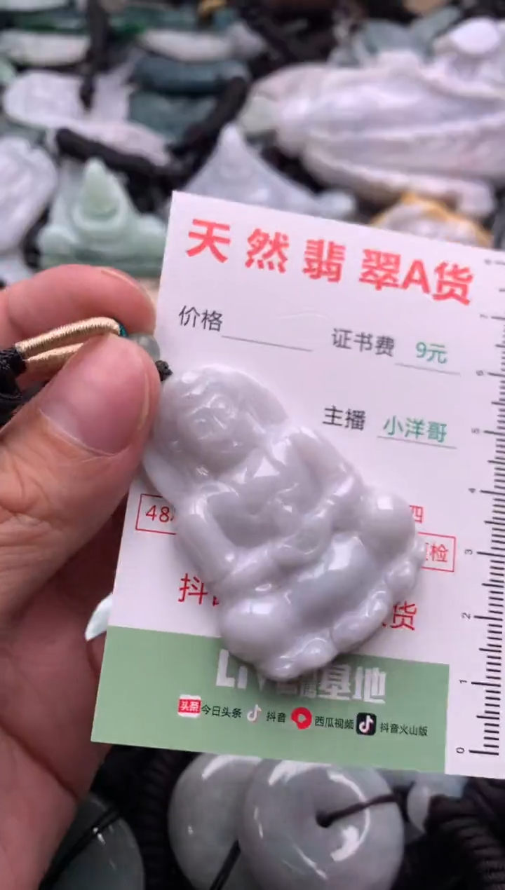 翡翠未镶嵌吊坠(不含链)1