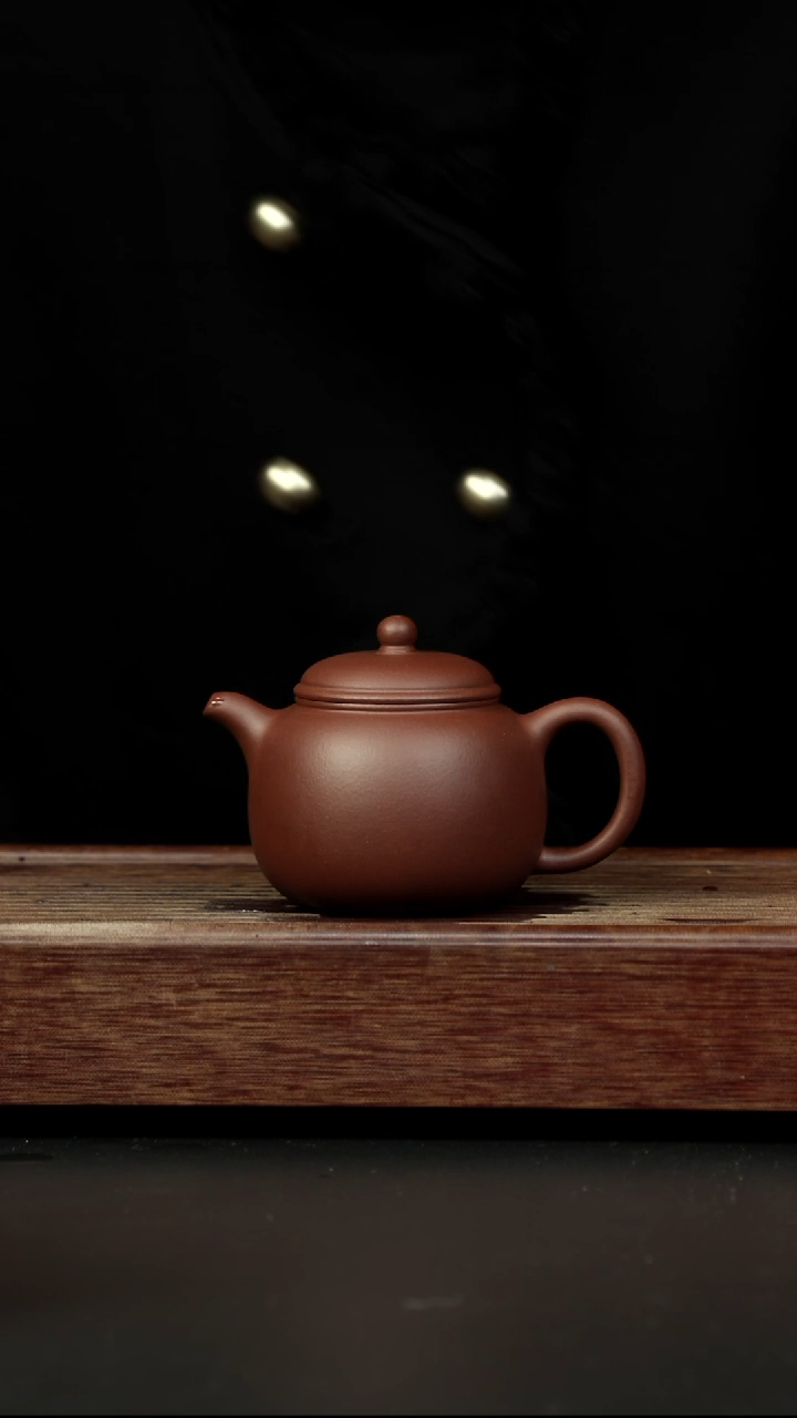 紫砂茶壶老紫泥 大匏樽 220cc左右