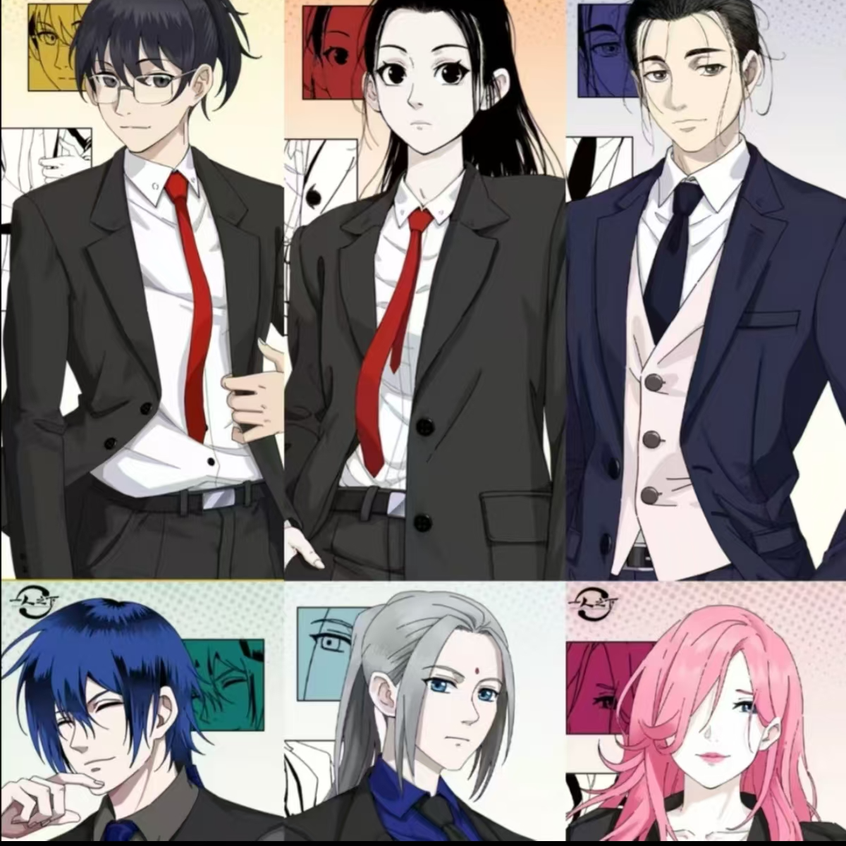 【一人之下】西装西服系列马口铁徽章吧唧镭射票正版（下单默认代拆）