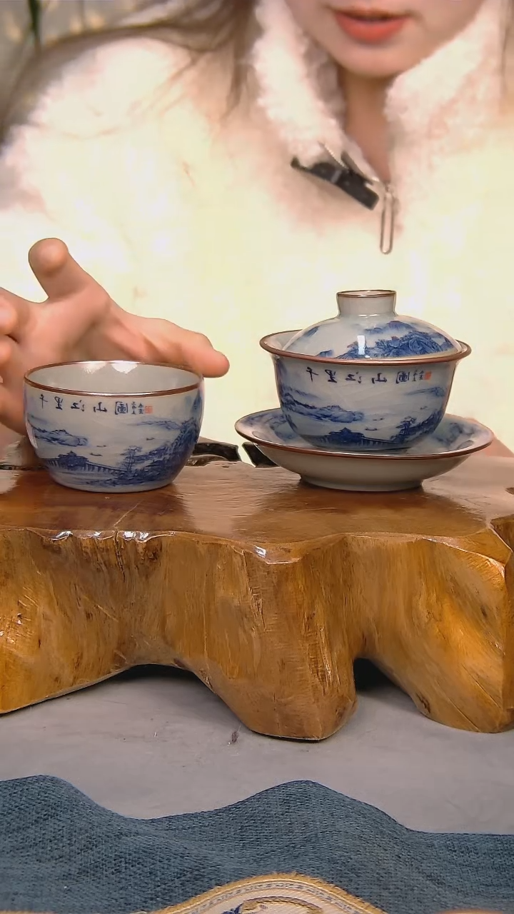 【闪购商品】 简装家用款2件套 陶瓷家用茶具系列