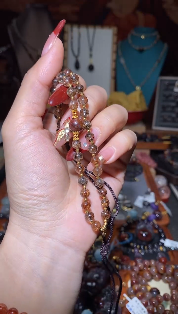 【闪购商品】水晶项链未镶嵌黑金超七