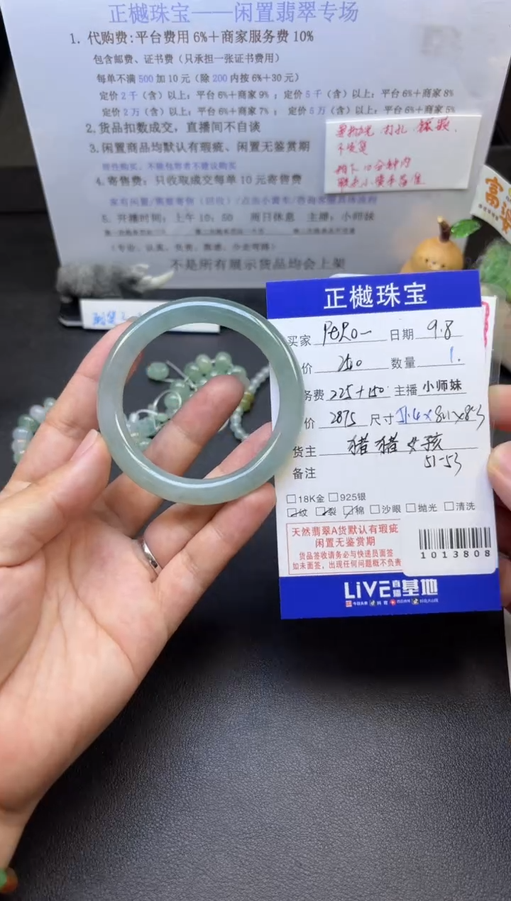 未镶嵌手镯翡翠P****LZYZB-1013808