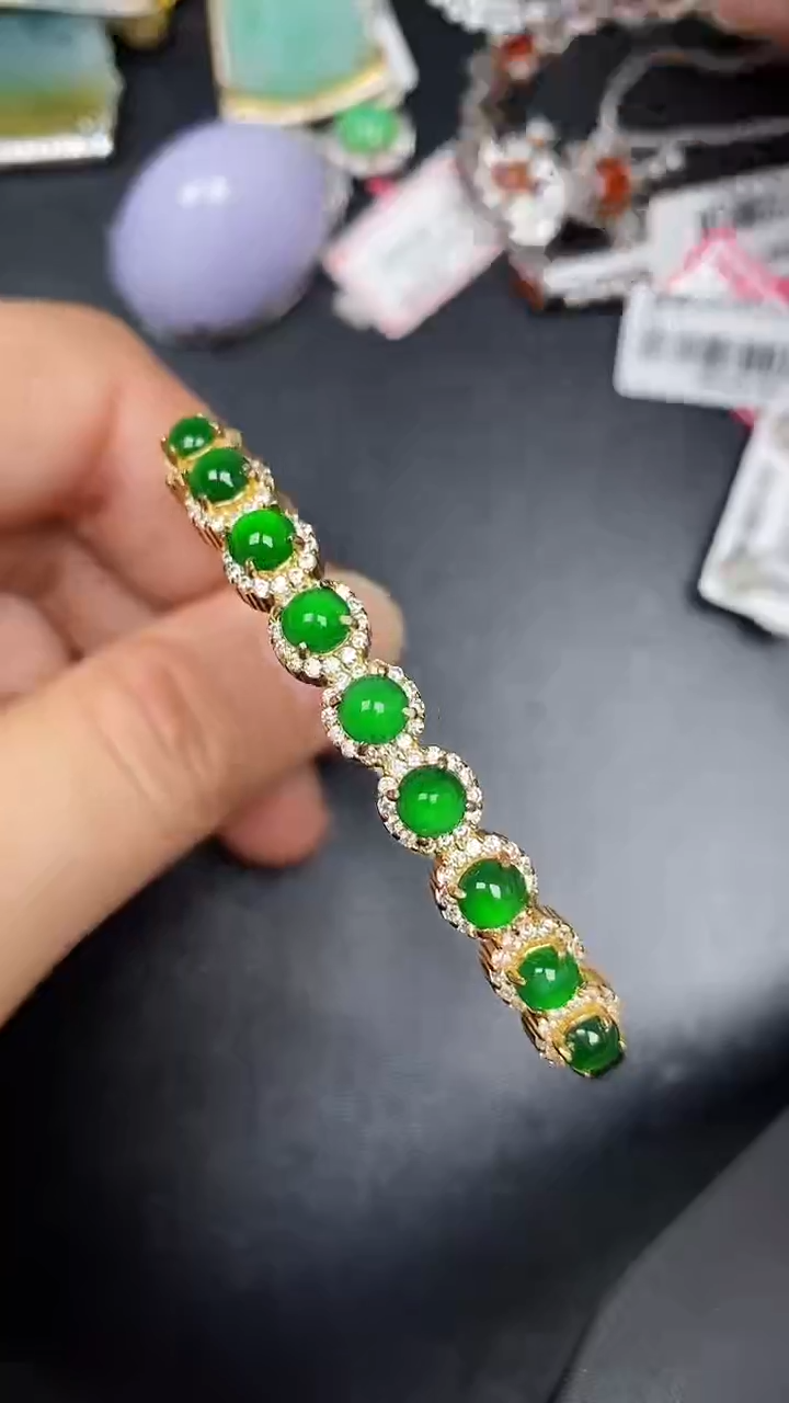 银S925镶嵌戒指翡翠2150