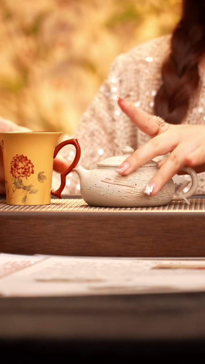 茶壶紫砂YYL28406寒江 定窑白-杯