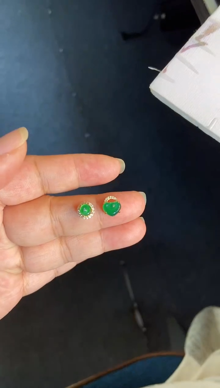 吊坠(不含链)银S925镶嵌翡翠1