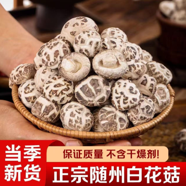 随州干白花菇产地直发精选食材珍馐农户种植500g