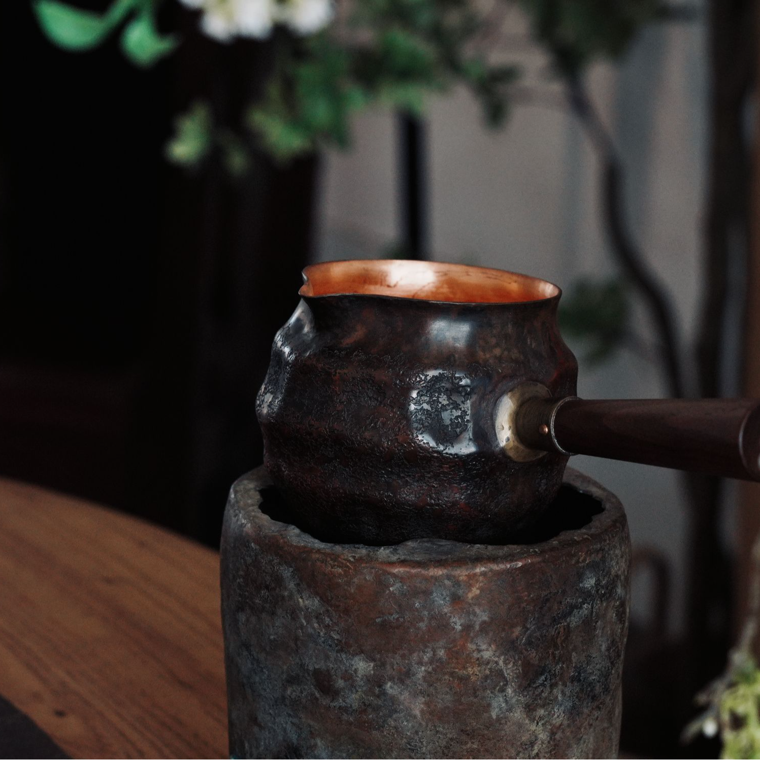 【福器】胡桃抱朴壶（春喜铜0440）