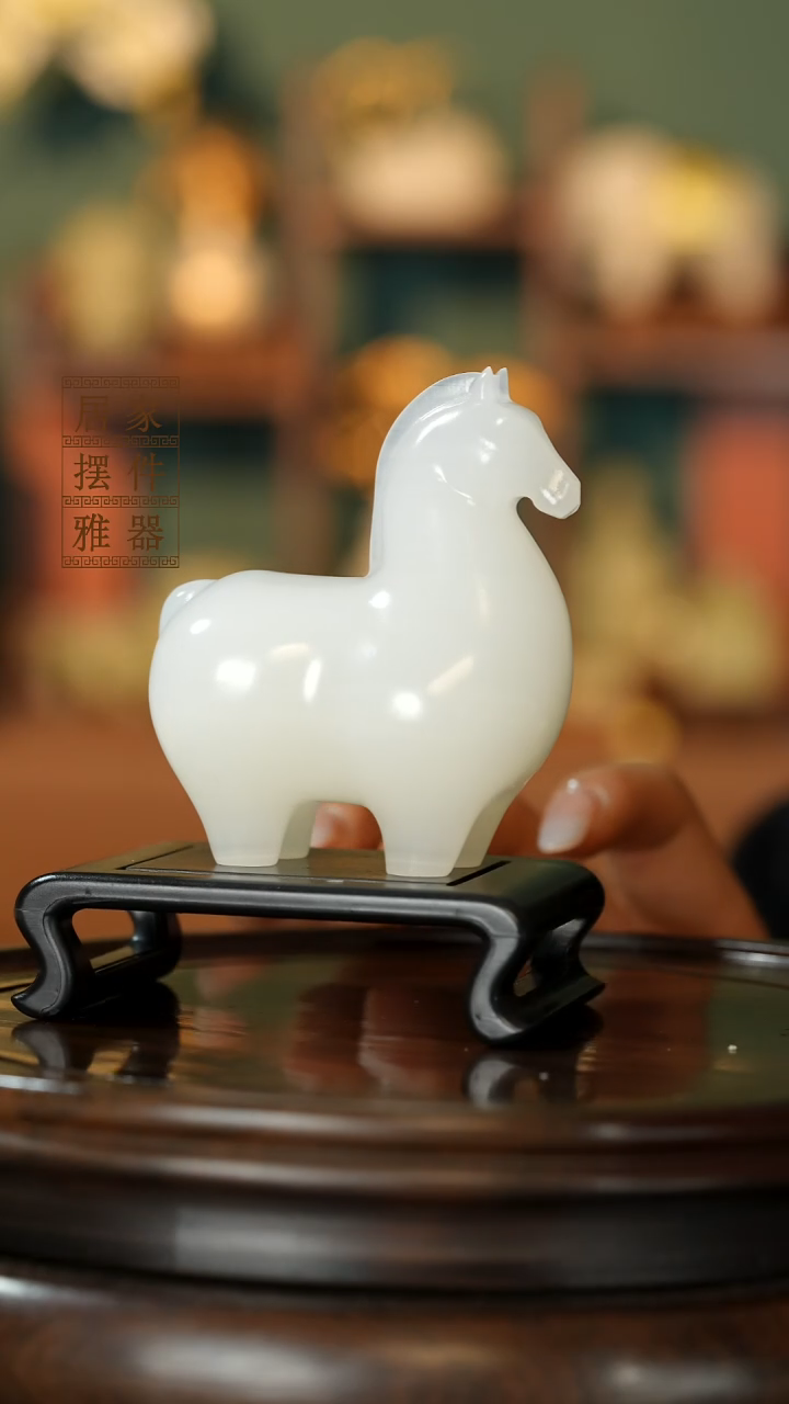 玉《马到成功》摆件