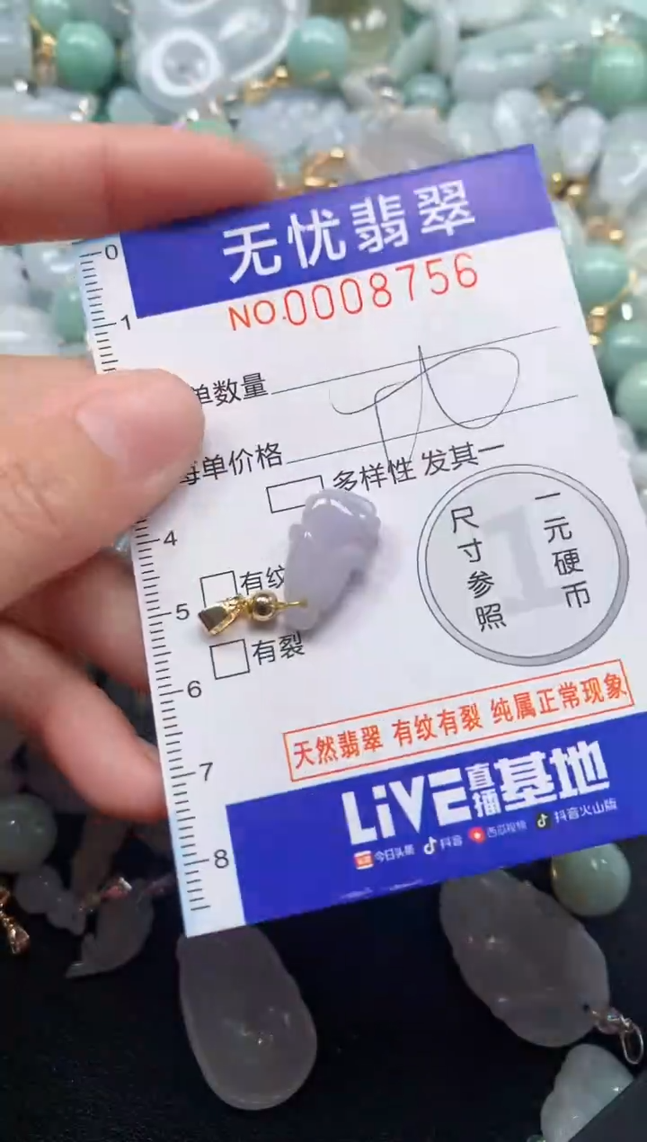 颈饰未镶嵌翡翠8756