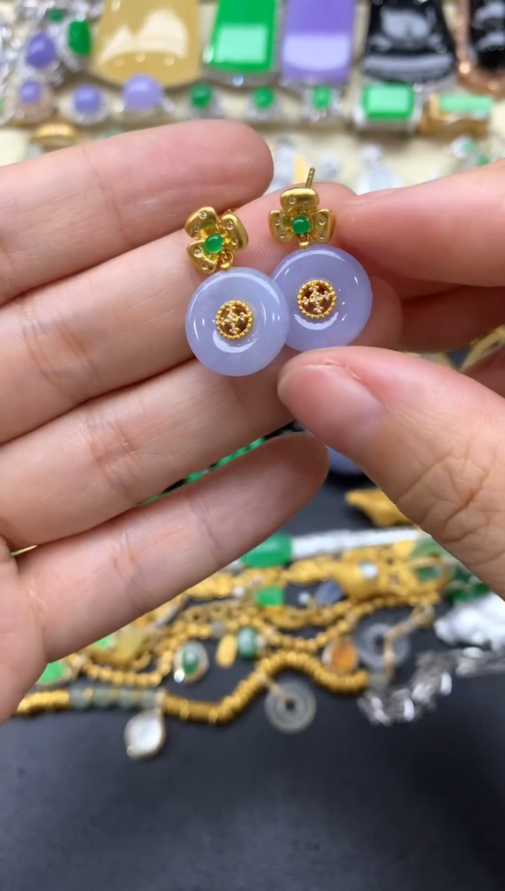 【闪购商品】翡翠颈饰18K金镶嵌481国好珍宝