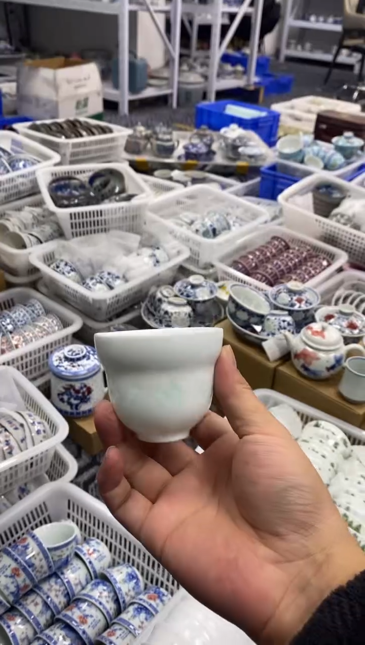 摆件陶景德陶瓷茶具容量约80