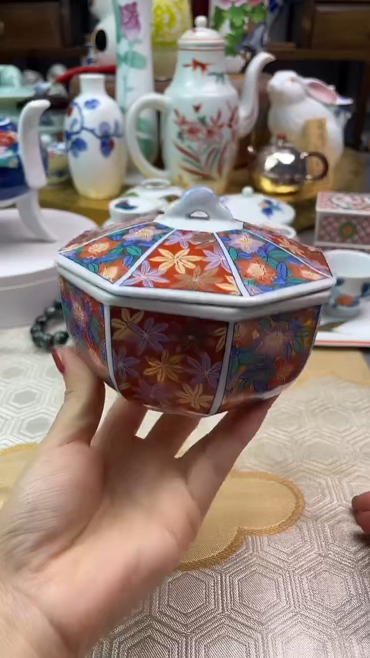 【闪购商品】盘锦松梅弥右卫门盖罐