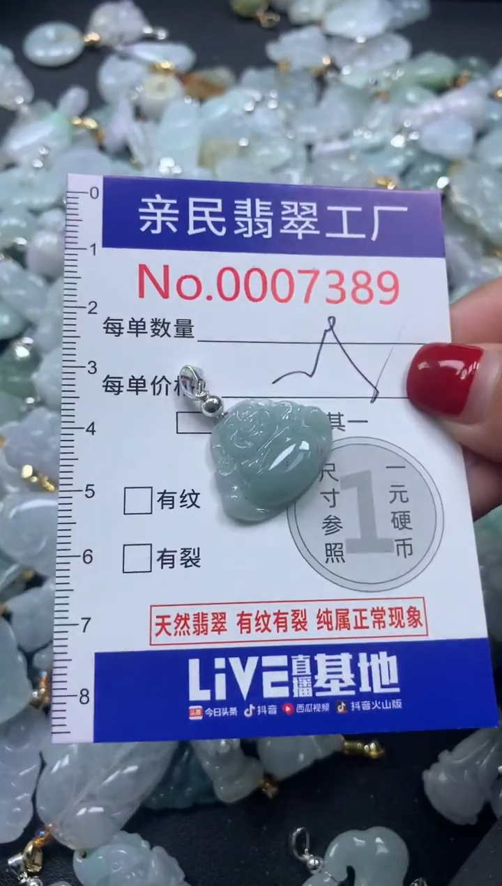 吊坠(不含链)未镶嵌翡翠739