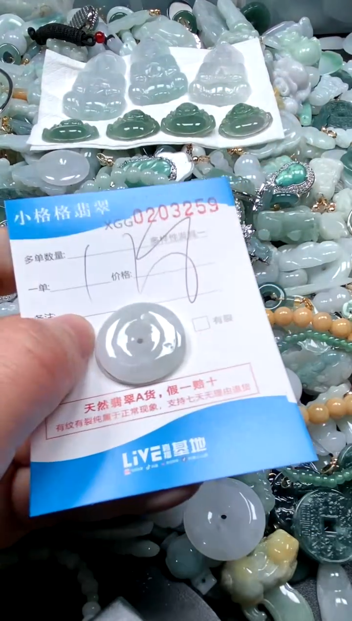 【闪购商品】翡翠颈饰未镶嵌闪购商品0203259