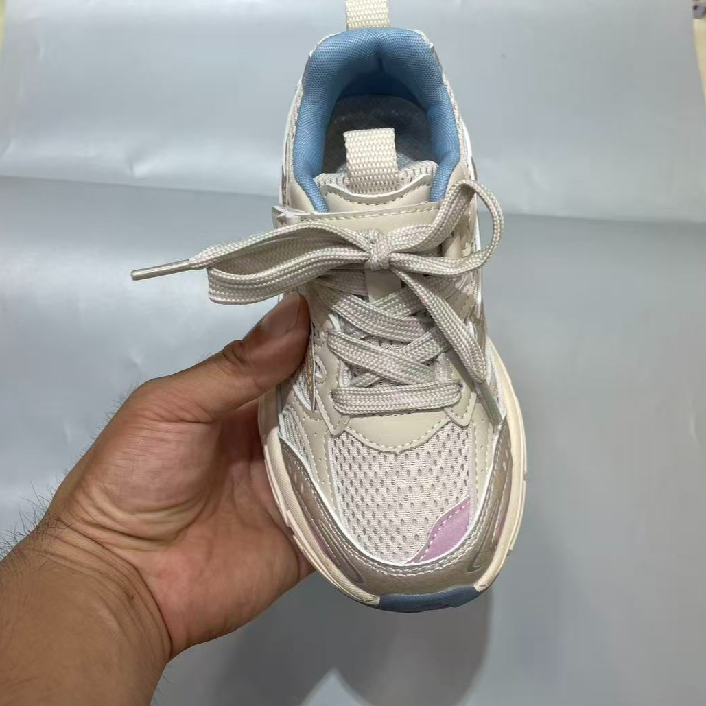 秋季新款双网 97809儿童休闲舒适百搭运动老爹鞋