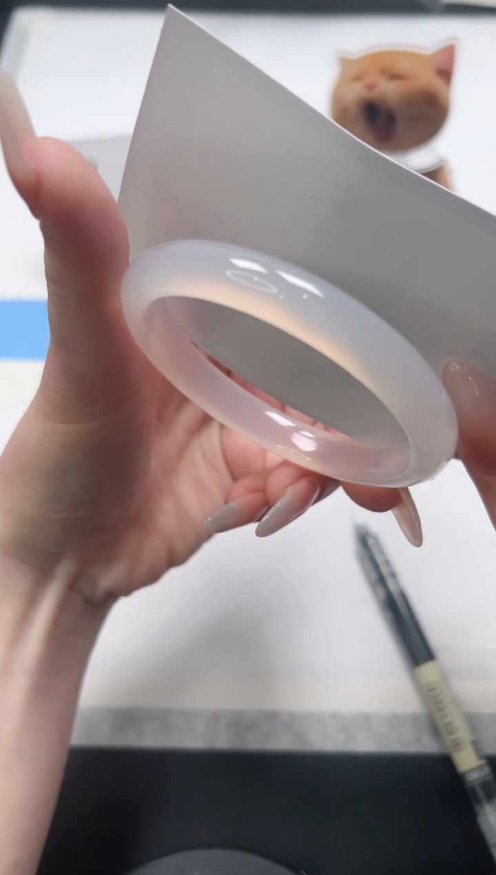 【闪购商品】石英质玉手镯未镶嵌120/荔枝57.1