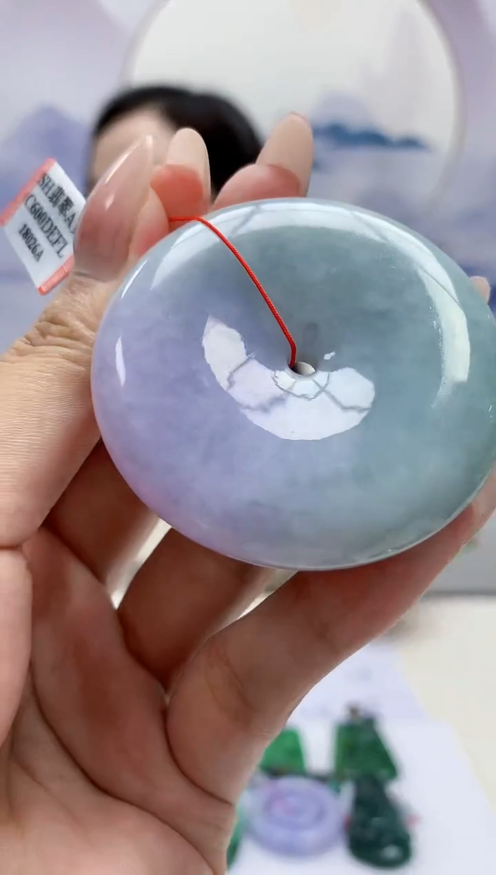 定制翡翠未镶嵌4852MM-毛货挂件17