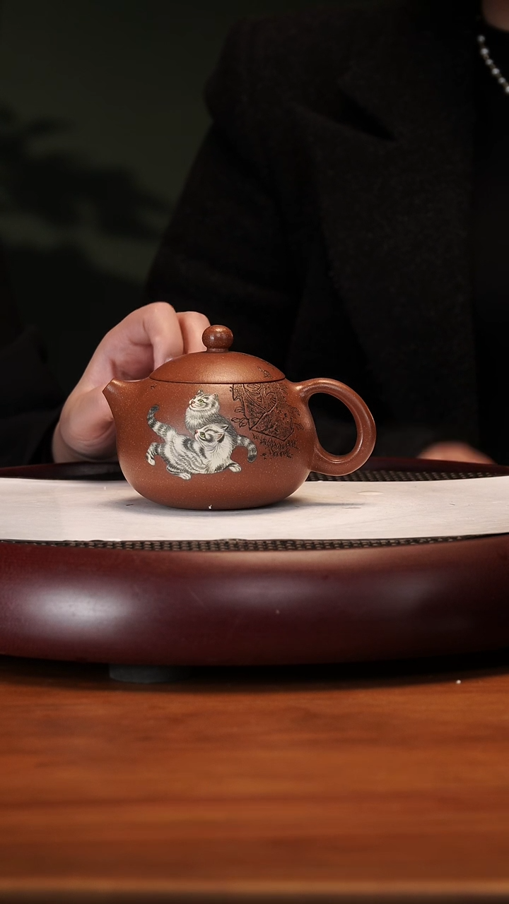 【闪购商品】紫砂茶壶2-98LCH西施李氏沉香泥275cc