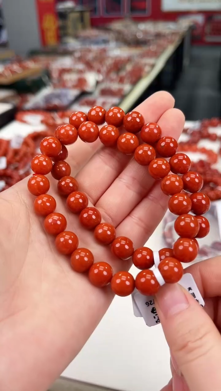 南红玛瑙瓦西手串9+未镶嵌（多样式发其一）